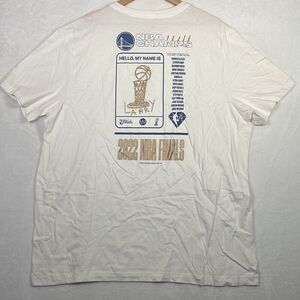 Nike Golden State Warriors NBA Finals Champion Roster 2022 T-Shirt NWT Men‎ 2XL